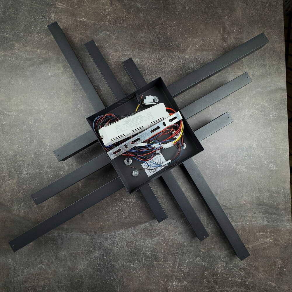 Светильник LED smart HIWAY с пультом 110Вт 3000-5000K 6050Lm Квадратный Черный 220805